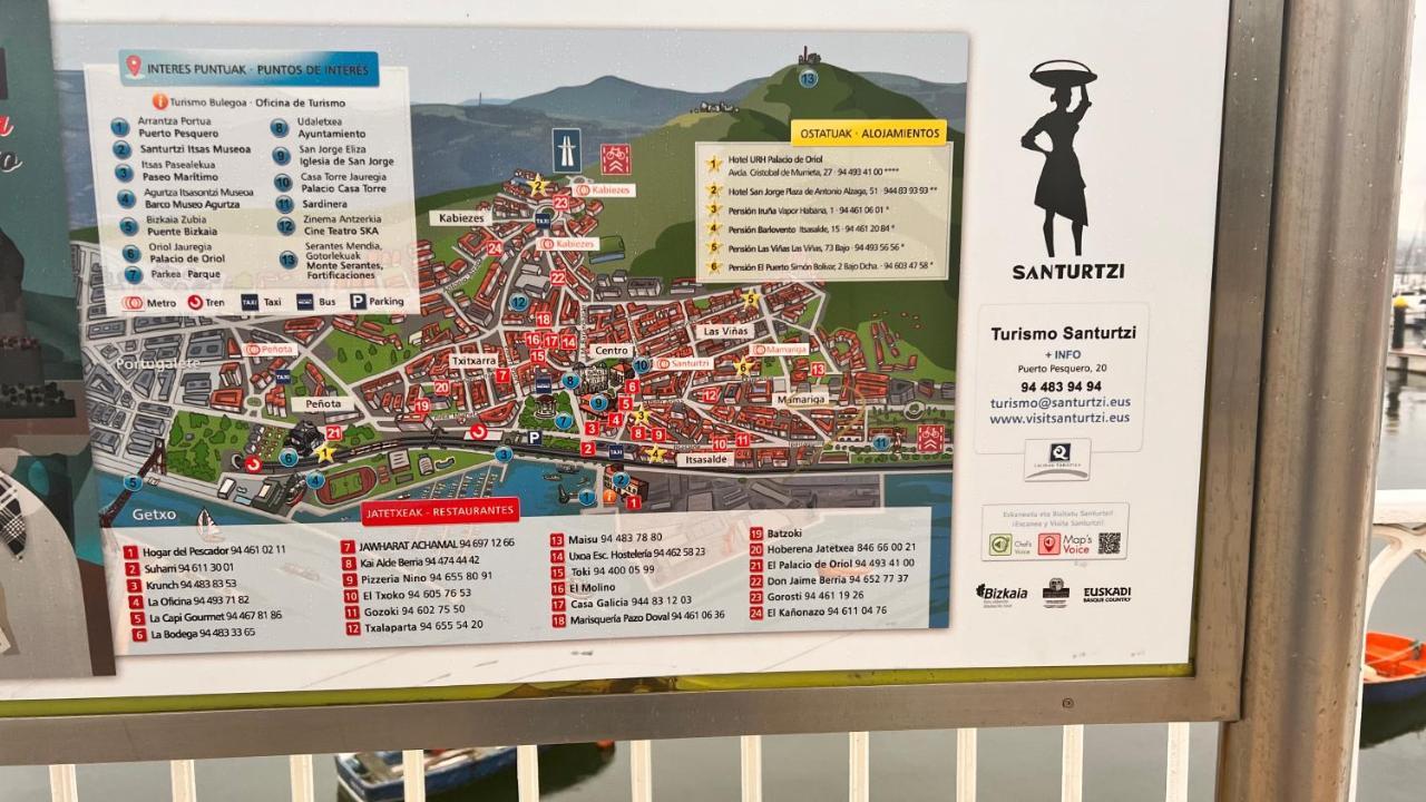 Exclusivo "Gran Bilbao" Suite Deluxe Parking Opcional Santurtzi Zewnętrze zdjęcie